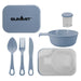 Summit Mess Set Cutlery, Chop Board, Spice Pot Bowl & Mug 13cm x 18cm Blue X 1