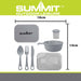 Summit Mess Set Cutlery, Chop Board, Spice Pot Bowl & Mug Grey
