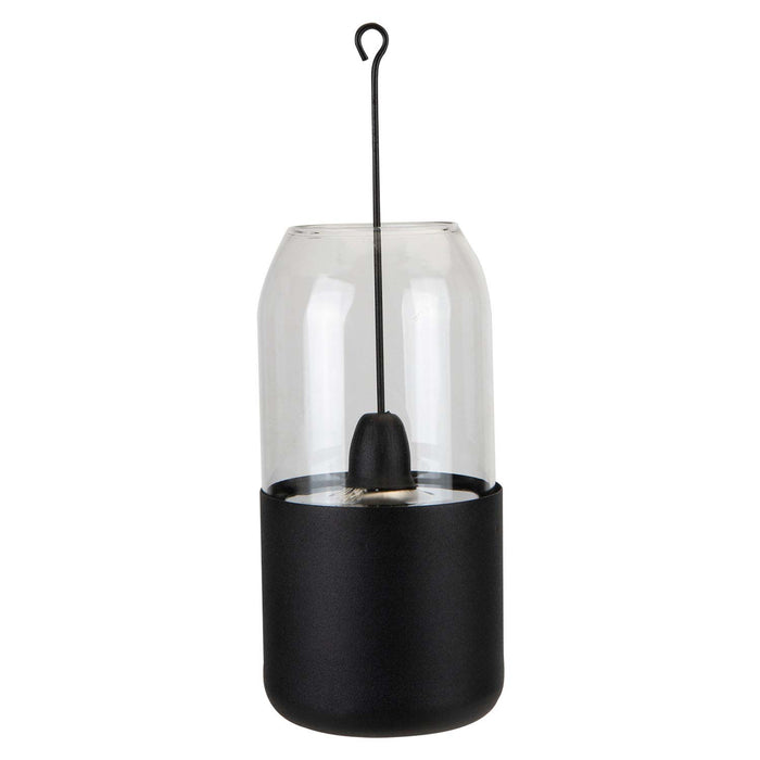Tabletop Fireplace Heater Bioethanol Portable Light Black