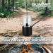 Tabletop Fireplace Heater Bioethanol Portable Light Black