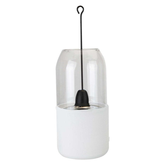 Tabletop Fireplace, Heater Bioethanol Portable Light White