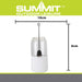 Tabletop Fireplace, Heater Bioethanol Portable Light White