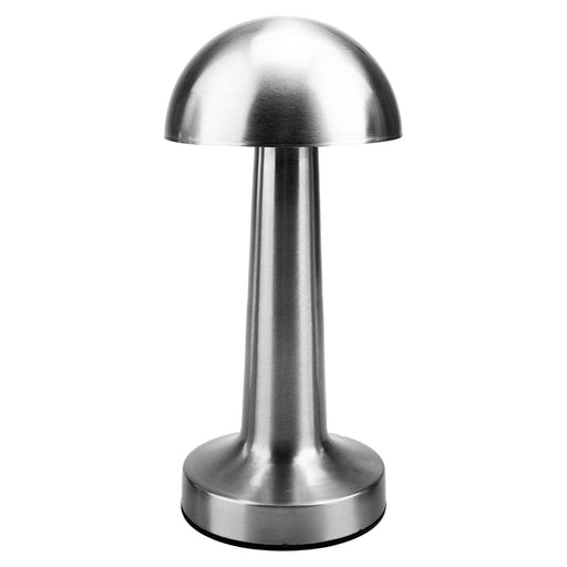 Touch Lamp Rechargeable 3 Light Settings 9cm x 22cm Brushed Stainless steel X 1