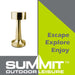 Touch Lamp Rechargeable 3 Light Settings 10cm x 21cm Brushed Gold X 1