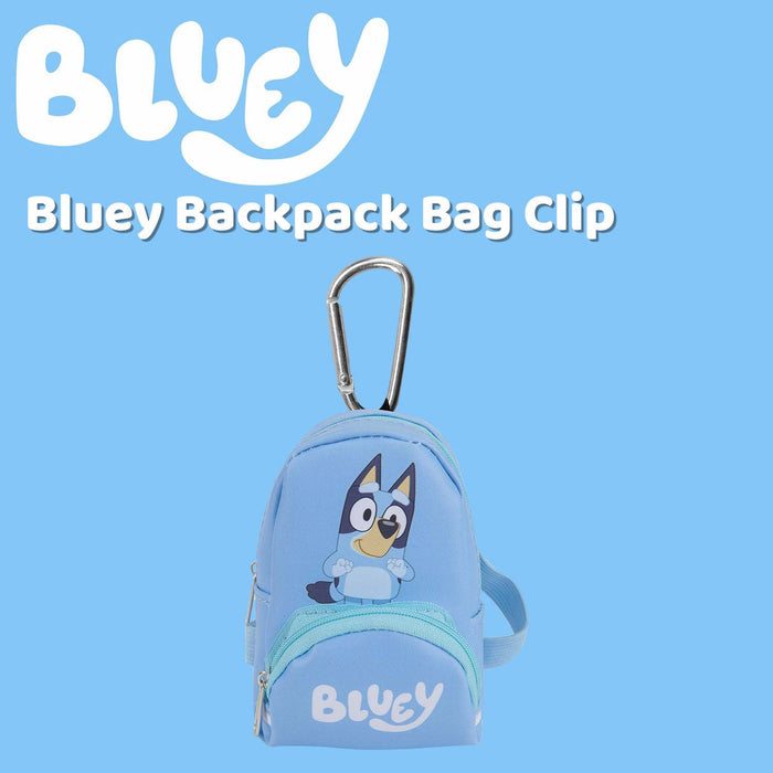 Bluey Backpack Bag Clip Childrens Blue Children's Accessory