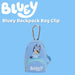 Bluey Backpack Bag Clip Childrens Blue Children's Accessory