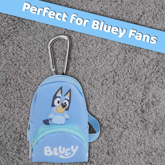 Bluey Backpack Bag Clip Childrens Blue Children's Accessory