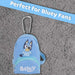 Bluey Backpack Bag Clip Childrens Blue Children's Accessory