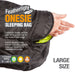 Wearable Sleeping Bag Black Adults Small/Medium Featherlite