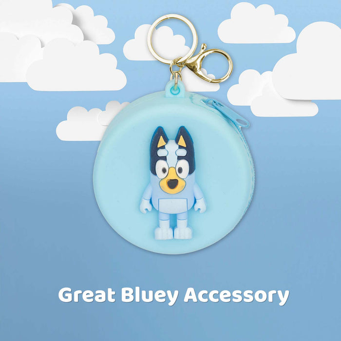 Bluey Coin Purse Childrens Video Game Accessories 12.5cm x 6.5cm Blue