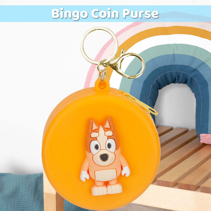 Bingo Coin Purse Childrens Video Game Accessories 12. 5cm x 6. 5cm Orange