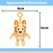 Bingo Plush Bag Clip Childrens Orange