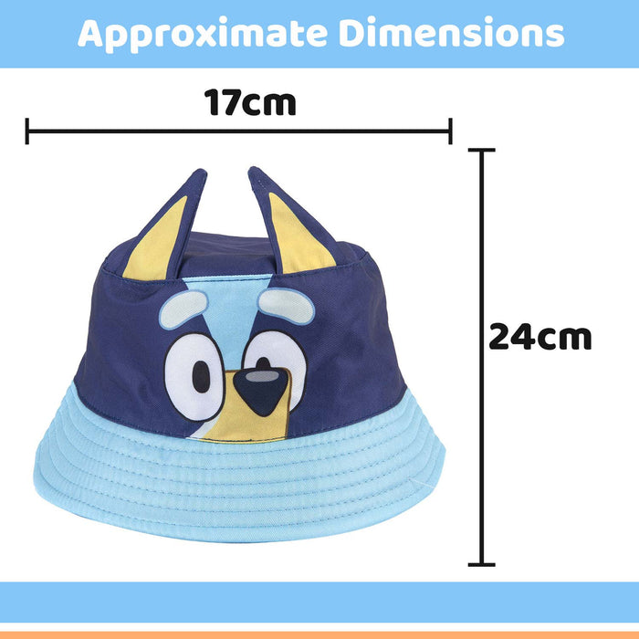 Bluey Bucket Hat Childrens Video Game Accessories 24cm x 17cm Blue