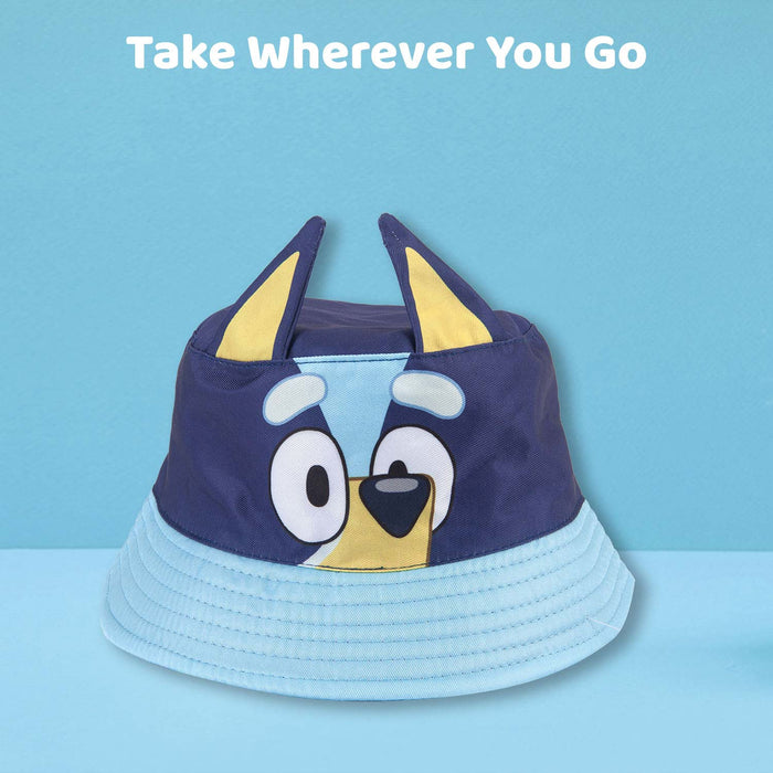 Bluey Bucket Hat Childrens Video Game Accessories 24cm x 17cm Blue