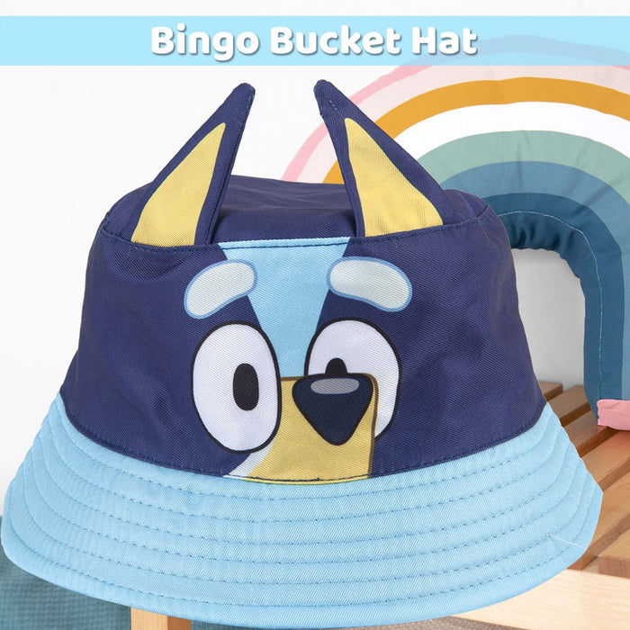 Bluey Bucket Hat Childrens Video Game Accessories 24cm x 17cm Blue