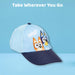 Bluey Baseball Cap Adjustable Childrens Video Game Accessories 24cm x 17cm Blue