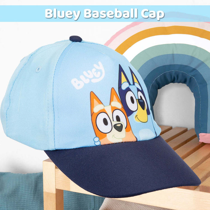 Bluey Baseball Cap Adjustable Childrens Video Game Accessories 24cm x 17cm Blue
