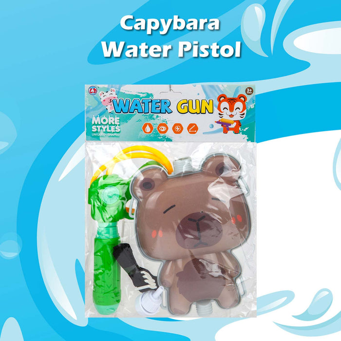 Water Gun Pistol Capybara Backpack Water Guns Adults Kids 16cm x 22cm Capybara X 1