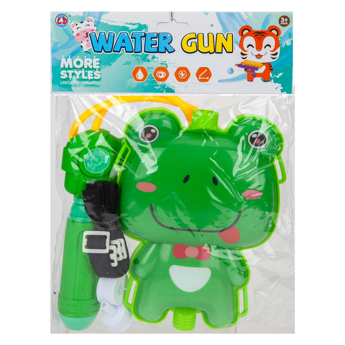 Water Gun Pistol Frog Backpack Water Guns Adults Kids 16cm x 22cm Frog X 1