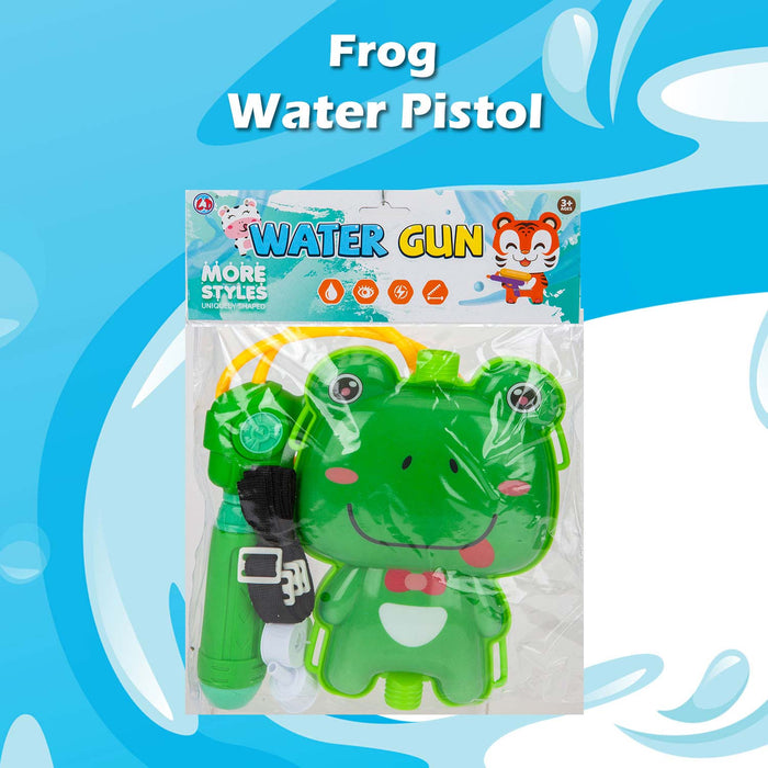 Water Gun Pistol Frog Backpack Water Guns Adults Kids 16cm x 22cm Frog X 1