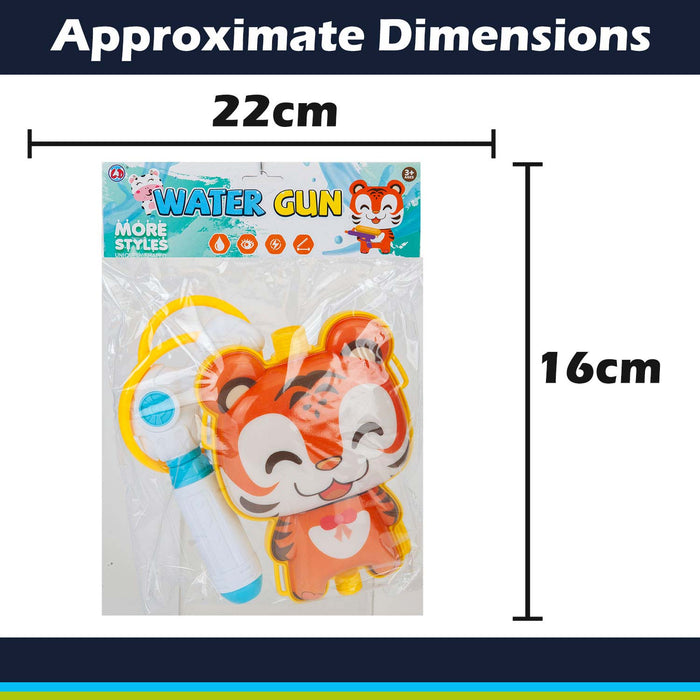 Water Gun Pistol Tiger Backpack Water Guns Adults Kids 16cm x 22cm Tiger X 1