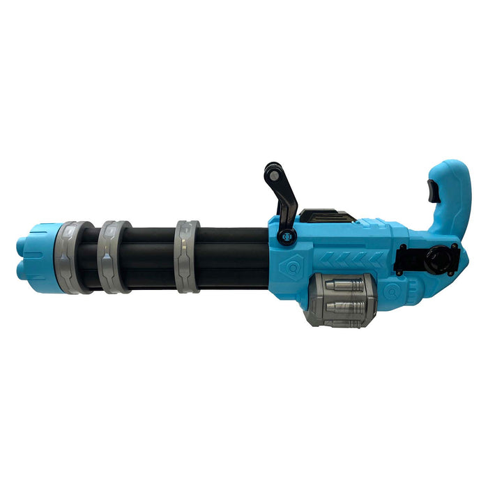 Electric Gatling Water Gun Pistol Automatic Battery Powered 22cm x 50cm Blue X 1