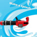 Electric Gatling Water Gun Pistol Automatic Battery Powered 22cm x 50cm Red X 1
