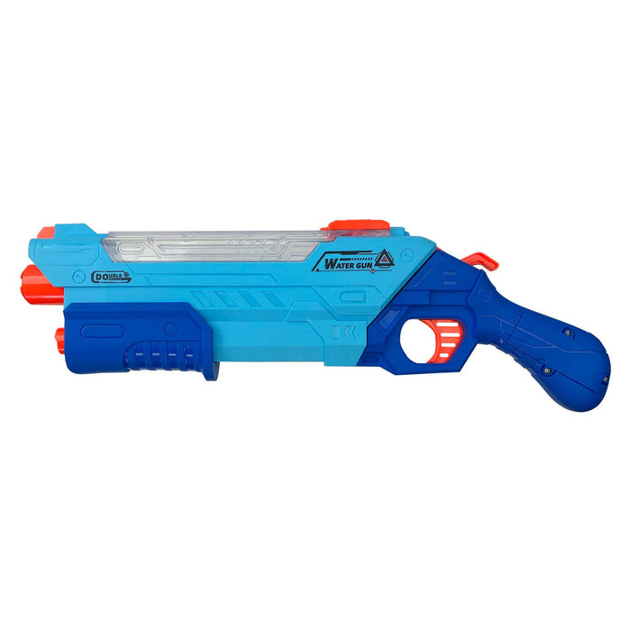 Electric Water Gun Pistol Pump Action Automatic Battery 15cm x 50cm Blue X 1