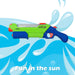 Electric Water Gun Pistol Pump Action Automatic Battery 15cm x 50cm Green X 1