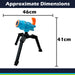 Hosed Water Gun Pistol Water Guns Adults Kids Outdoor 41cm x 46cm Blue X 1