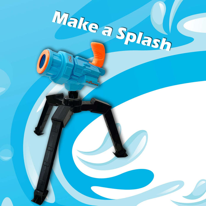 Hosed Water Gun Pistol Water Guns Adults Kids Outdoor 41cm x 46cm Blue X 1