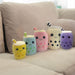 Boba Tea Soft Toy White Bubble Plush Pillow, Cute Apple