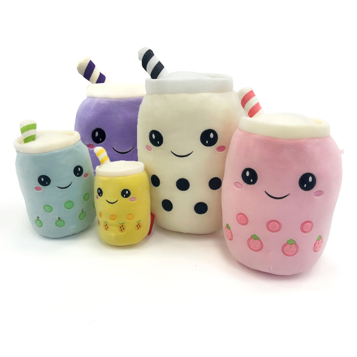 Boba Tea Soft Toy White Bubble Tea Plush Pillow, Cute Soft 1 X Apple 15cm