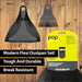 Pop Black Dustpan & Brush Flexi Set