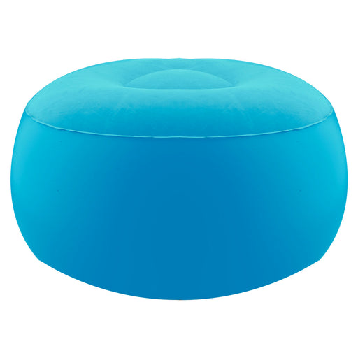 Inflatable Foot Stool Easy, Durable, Pack Away 55cm x 50cm Blue X 1
