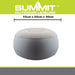 Inflatable Foot Stool Easy, Durable, Pack Away 55cm x 50cm Grey X 1