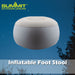Inflatable Foot Stool Easy, Durable, Pack Away 55cm x 50cm Grey X 1