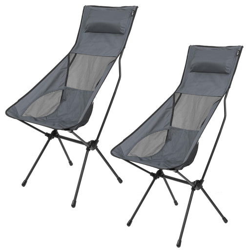 Pack Away Outdoor Chair (Gray) Pack of 2