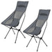 Pack Away Outdoor Chair (Gray) Pack of 2