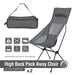 Pack Away Outdoor Chair (Gray) Pack of 2