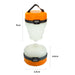 Collapsible Battery Powered Lantern Flickering Light Effect Camping Lamp