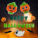 The Boo Crew Halloween Gel Window Stickers Pumpkin Wall Decoration