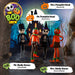The Boo Crew Halloween Gel Window Stickers Pumpkin Wall Decoration