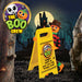 The Boo Crew Halloween Decorations Warning Sign, Enter at Own Risk
