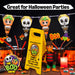 The Boo Crew Halloween Decorations Warning Sign, Enter at Own Risk