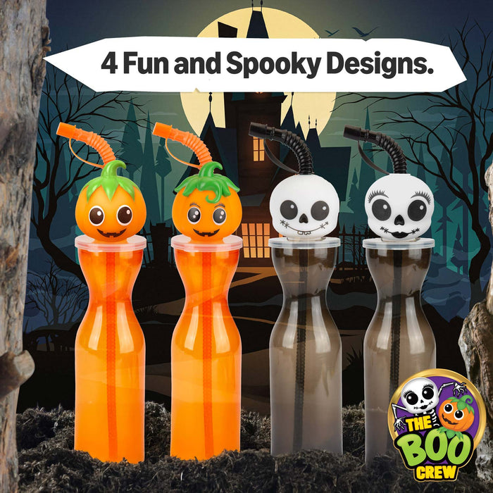 The Boo Crew Halloween Drinking Bottle Water Container Pumpkin 500ml
