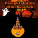 Pumpkin Soft Toy Witches Hat Halloween 23cm x 16cm Black X 1