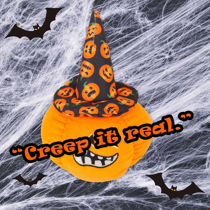 Pumpkin Soft Toy Witches Hat Halloween 23cm x 16cm Black X 1