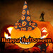 Pumpkin Soft Toy Witches Hat Halloween 23cm x 16cm Black X 1