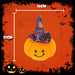 Pumpkin Soft Toy Witches Hat Halloween 23cm x 16cm Purple X 1